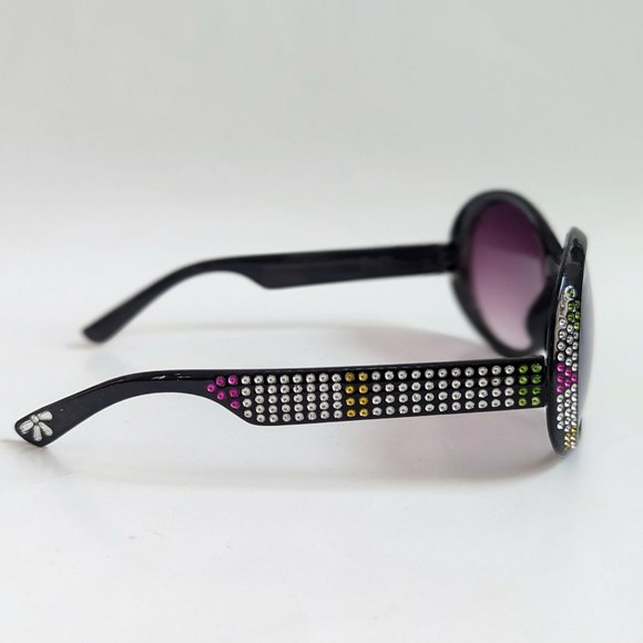 NWT Vintage 90's Large Acetate Lady Fashion Sunglasses (S.Black) - Picture 2 of 7